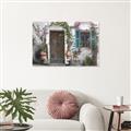 Picture of Door Arched Flower _GroupedProduct_Rectangle_Landscape_Unframed_Print_Only_