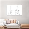Picture of Guitar _GroupedProduct_Rectangle_Landscape_Unframed_Print_Only_
