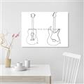 Picture of Guitar _GroupedProduct_Rectangle_Landscape_Unframed_Print_Only_