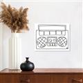 Picture of Portable Radio _GroupedProduct_Rectangle_Landscape_Unframed_Print_Only_