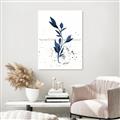 Picture of Blue Leaves III _GroupedProduct_Rectangle_Portrait_Unframed_Print_Only_
