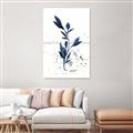 Picture of Blue Leaves III _GroupedProduct_Rectangle_Portrait_Unframed_Print_Only_