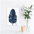 Picture of Blue Tropical Leaf II _GroupedProduct_Rectangle_Portrait_Unframed_Print_Only_