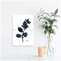 Picture of Blue Leaves V _GroupedProduct_Rectangle_Portrait_Unframed_Print_Only_