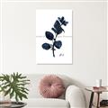 Picture of Blue Leaves V _GroupedProduct_Rectangle_Portrait_Unframed_Print_Only_
