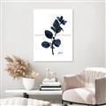 Picture of Blue Leaves V _GroupedProduct_Rectangle_Portrait_Unframed_Print_Only_
