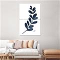 Picture of Blue Leaves VI _GroupedProduct_Rectangle_Portrait_Unframed_Print_Only_