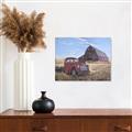 Picture of Red Wooden Barn _GroupedProduct_Rectangle_Landscape_Unframed_Print_Only_