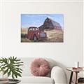 Picture of Red Wooden Barn _GroupedProduct_Rectangle_Landscape_Unframed_Print_Only_