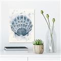 Picture of Blue Seashell _GroupedProduct_Rectangle_Portrait_Unframed_Print_Only_