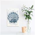 Picture of Blue Seashell _GroupedProduct_Rectangle_Portrait_Unframed_Print_Only_