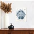 Picture of Blue Seashell _GroupedProduct_Rectangle_Portrait_Unframed_Print_Only_