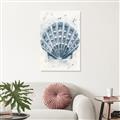 Picture of Blue Seashell _GroupedProduct_Rectangle_Portrait_Unframed_Print_Only_