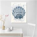 Picture of Blue Seashell _GroupedProduct_Rectangle_Portrait_Unframed_Print_Only_