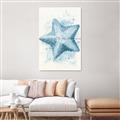 Picture of Teal Starfish _GroupedProduct_Rectangle_Portrait_Unframed_Print_Only_