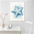 Picture of Teal Starfish _GroupedProduct_Rectangle_Portrait_Unframed_Print_Only_