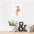 Picture of Coral Seahorse _GroupedProduct_Rectangle_Portrait_Unframed_Print_Only_