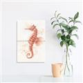Picture of Coral Seahorse _GroupedProduct_Rectangle_Portrait_Unframed_Print_Only_