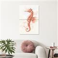 Picture of Coral Seahorse _GroupedProduct_Rectangle_Portrait_Unframed_Print_Only_