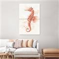 Picture of Coral Seahorse _GroupedProduct_Rectangle_Portrait_Unframed_Print_Only_