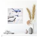 Picture of Blue And Gray _GroupedProduct_Square_Unframed_Print_Only_
