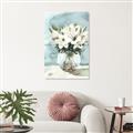 Picture of Flower In Glass Jar _GroupedProduct_Rectangle_Portrait_Unframed_Print_Only_
