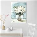 Picture of Flower In Glass Jar _GroupedProduct_Rectangle_Portrait_Unframed_Print_Only_