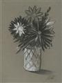 Picture of Charcoal Flower Drawing II _GroupedProduct_Rectangle_Portrait_Unframed_Print_Only_