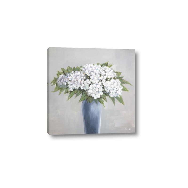 Picture of Flower in blue jar _GroupedProduct_Square_Canvas_