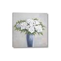 Picture of Flower in blue jar _GroupedProduct_Square_Canvas_