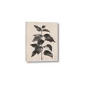 Picture of Black Linen Leaves II _GroupedProduct_Rectangle_Portrait_Canvas_