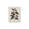 Picture of Black Linen Leaves II _GroupedProduct_Rectangle_Portrait_Canvas_
