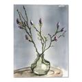 Picture of Cotton Flower In Vase II _GroupedProduct_Rectangle_Portrait_Canvas_