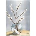 Picture of Cotton Flower In Vase _GroupedProduct_Rectangle_Portrait_Canvas_
