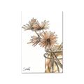 Picture of Linen Daisies _GroupedProduct_Rectangle_Portrait_Canvas_