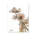 Picture of Linen Daisies _GroupedProduct_Rectangle_Portrait_Canvas_