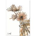 Picture of Linen Daisies _GroupedProduct_Rectangle_Portrait_Canvas_
