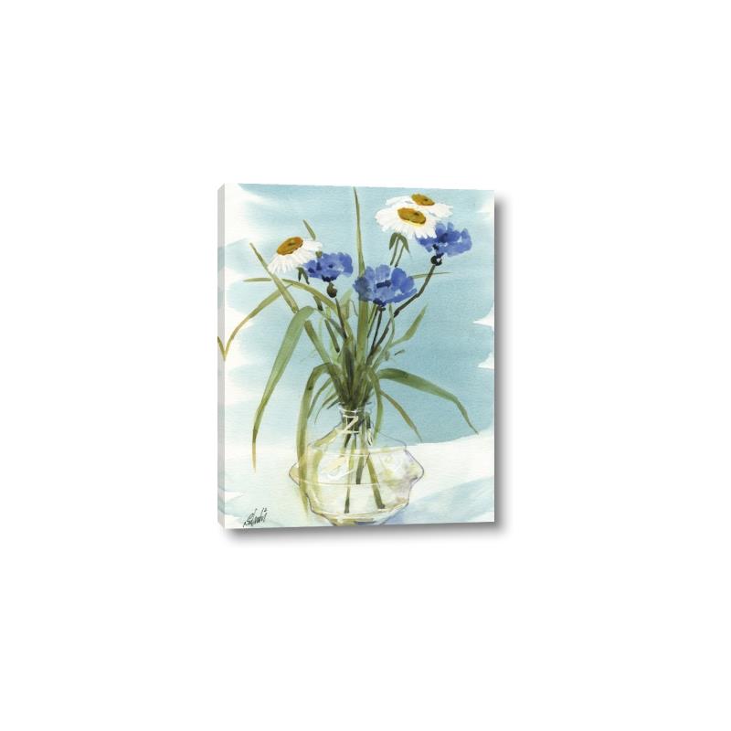 Picture of Street Flower In Bottle Water _GroupedProduct_Rectangle_Portrait_Canvas_