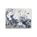 Picture of Modern Blue Floral _GroupedProduct_Rectangle_Landscape_Canvas_