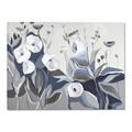 Picture of Modern Blue Floral _GroupedProduct_Rectangle_Landscape_Canvas_
