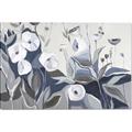 Picture of Modern Blue Floral _GroupedProduct_Rectangle_Landscape_Canvas_