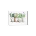 Picture of Pots With Flower I _GroupedProduct_Rectangle_Landscape_Canvas_