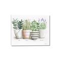Picture of Pots With Flower I _GroupedProduct_Rectangle_Landscape_Canvas_