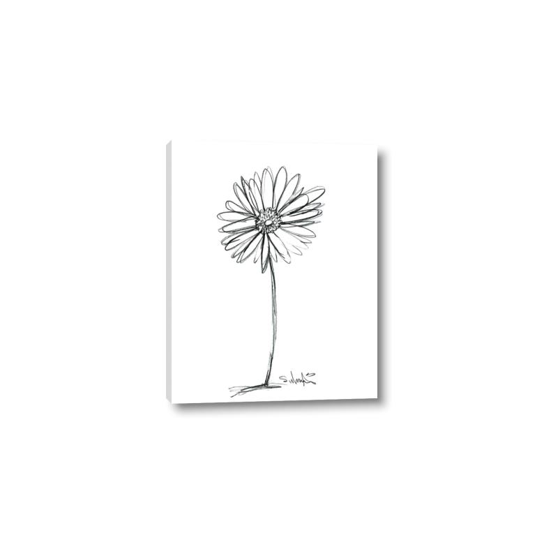 Picture of Single Flower VII  _GroupedProduct_Rectangle_Portrait_Canvas_