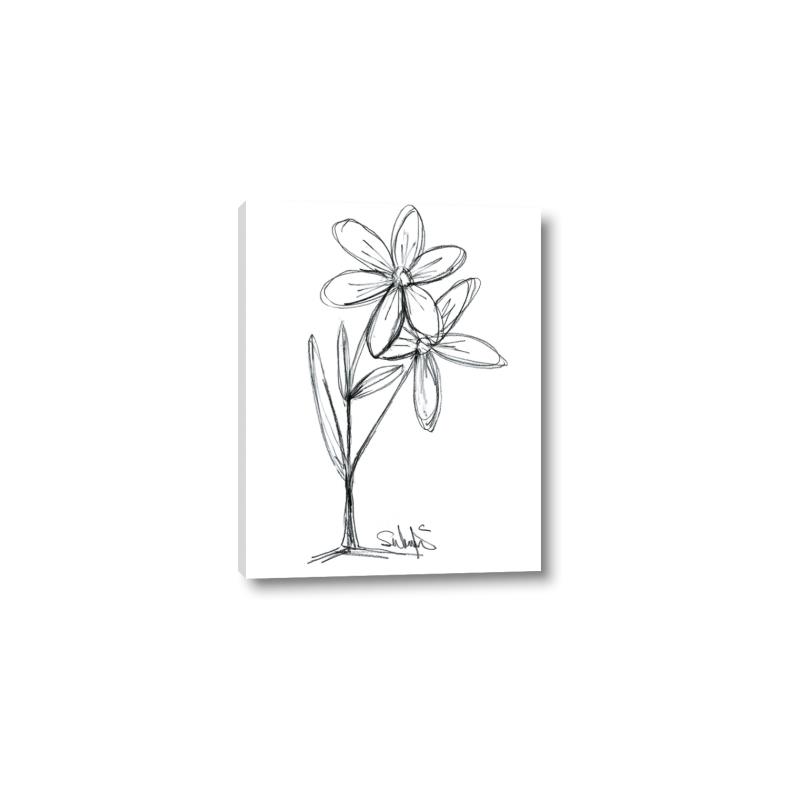 Picture of Single Flower III _GroupedProduct_Rectangle_Portrait_Canvas_
