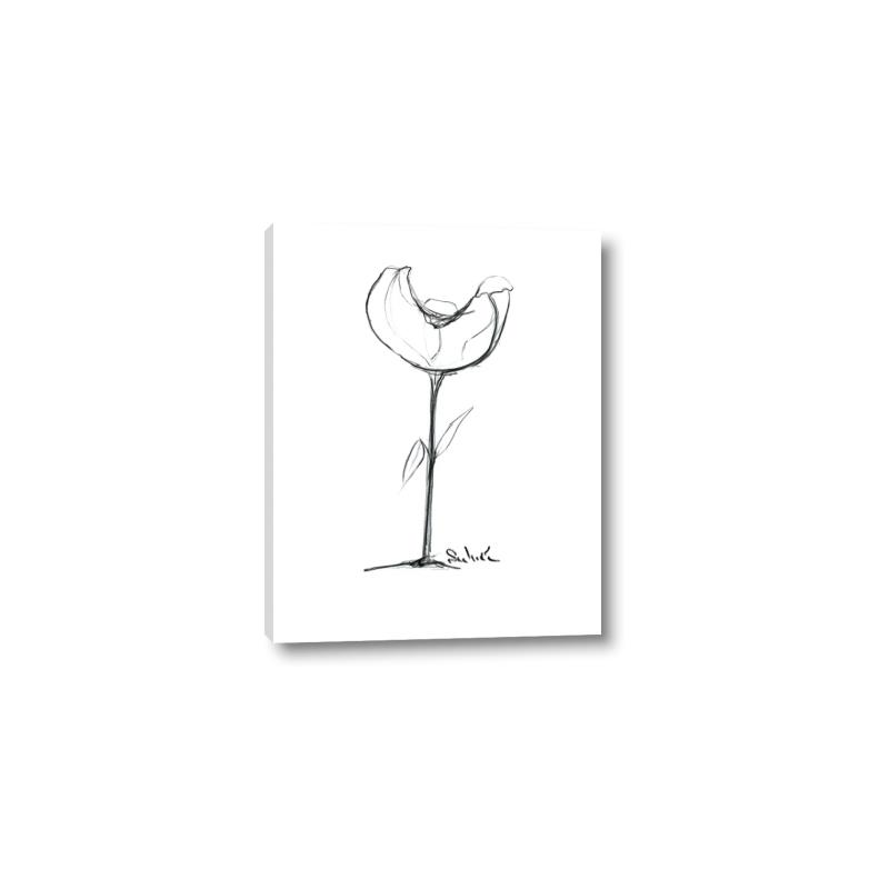 Picture of Single Flower II  _GroupedProduct_Rectangle_Portrait_Canvas_