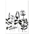 Picture of Silhouette Leaves I  _GroupedProduct_Rectangle_Portrait_Canvas_