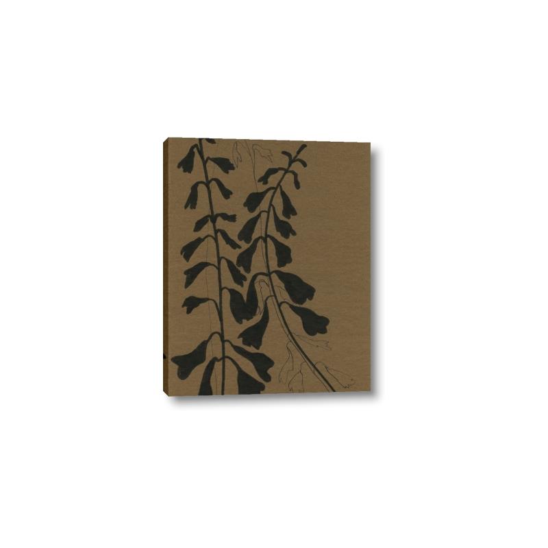 Picture of  Silhouette Bell Flowers _GroupedProduct_Rectangle_Portrait_Canvas_