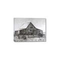 Picture of Gray Wooden Barn _GroupedProduct_Rectangle_Landscape_Canvas_