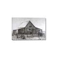 Picture of Gray Wooden Barn _GroupedProduct_Rectangle_Landscape_Canvas_